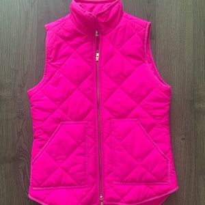 JCrew Puffer Vest - Pink